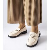 Gemre Beige loafers embellished with rhinestones Marsilius Cene