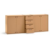 Teulat Komoda v naravni barvi 197x80x40 cm Wally – | Shoptok.si