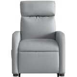  Naslonjač na podizanje od tkanine svjetlosivi | shoptok.hr