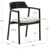 Kave Home Crna blagovaonska stolica Alocs – | shoptok.hr