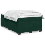 Box spring krevet s madracem tamnozeleni 120x200 cm baršunasti | shoptok.hr