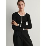 Reserved Ladies` sweater - črna Cene
