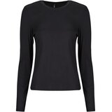 Only Puloverji ONLBAMBOO L/S O-NECK TOP Črna Cene