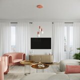 Sollux Obesna svetilka HALO 3P breskev, (5000352398) | Shoptok.si