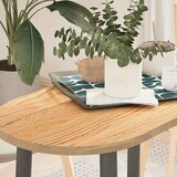 Stolna ploča od ovalna masivna hrastovina | shoptok.hr