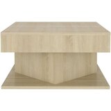 vidaXL Klubska mizica sonoma hrast 57x57x30 cm iverna plošča | Shoptok.si