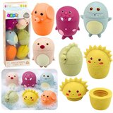  Edukativne igračke za kupanje Senzorne gumene figure pastelne boje 6 kom. Cijene