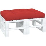  Jastuk za palete crveni 120 x 80 x 12 cm od tkanine | shoptok.hr