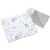 Medi Partners Quilt 55x75 + pillow 35x30 cotton + minky – Polana + gray Minky | shoptok.hr