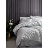 Leaf ice blue ice blue satin double quilt cover set Cene