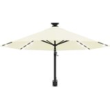  Zidni vrtni suncobran s LED svjetlima 300 cm boja pijeska | Eponuda.ba