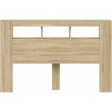  LED uzglavlje boja hrasta sonome 160 x 18,5 x 103,5 cm | shoptok.hr