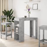  Barski stol s stalcima boja betona 102 x 50 x 103,5 cm drveni | shoptok.hr