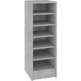 Furnova Omarica za čevlje betonsko siva 31,5x35x90 cm iverna plošča, (21954444) | Shoptok.si