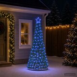  LED božićno drvce od folije s postoljem EKENAS 180 cm - Plava 180 cm Cijene