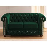 Ropez Zelena baršunasti sklopiva sofa 148 cm York Blik – | shoptok.hr