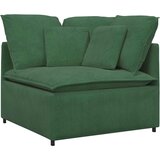  Modularna sofa s podnožjem i jastucima, tamnozelena, korduro tkanina | shoptok.hr