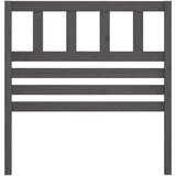  Uzglavlje za krevet sivo 96 x 4 x 100 cm od masivne borovine | shoptok.hr
