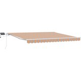  Povlačivi tende Šareni 400 × 300 cm Tkanina i Aluminij | shoptok.hr