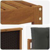  Set vanjskih sofa 4 kom. Prirodna i antracit | shoptok.hr
