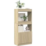 vidaXL Visoka komoda boja hrasta 63x33x140 cm od konstruiranog drva | shoptok.hr
