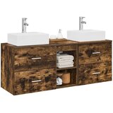  Set ormarića za kupaonicu 3 kom. Dimljeni hrast Smeđa 49,5 x 41 x 62,5 cm | shoptok.hr