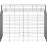  Kavez za zečeve Srebrno 100 x 78 x 78 cm Cinkani čelik | Eponuda.com