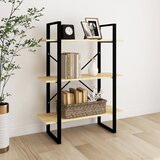Ormarić za knjige s 3 razine 80 x 30 x 105 cm masivna borovina | shoptok.hr