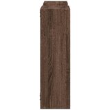  Zidna polica boja smeđeg hrasta 96x18x60 cm konstruirano drvo | Eponuda.com