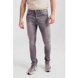 Legendww muške skinny fit farmerke u sivoj boji sa srednjim strukom -model 115 .115-8209-g2 cene