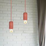  Napajajući kabl 1xE27/60W/230V beton/crvena | Eponuda.com