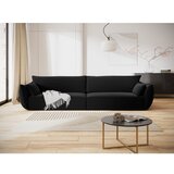 Mazzini Sofas Crna baršunasta sofa 248 cm Vanda – | shoptok.hr