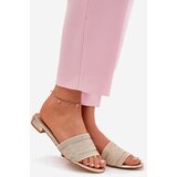 Boto Ladies Flat Sandals Golden Fexxy | ePonuda.com
