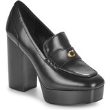 Coach ILYSE LEATHER PLATFORM LOAFER Crna | shoptok.hr