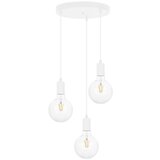 Viseći luster MIROS na sajli 3xE27/60W/230V, okrugao, beo Cene