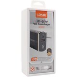 Ldnio A2502C PD+USB 5V/3A FAST QC 3.0 za Iphone lightning crni punjač za mobilni telefon Cene
