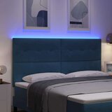  LED glava kreveta S LED lampica Plava 180 cm Poliester | shoptok.hr