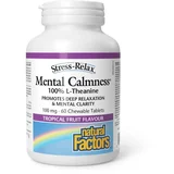 Tablete za kontrolu anksioznosti i stresa Mental Calmness L-Theanine, 100mg, 60 Tableta za žvakanje