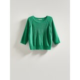 Reserved - Obični džemper - zelena | shoptok.hr