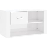 Maison Chic Omarice za obutev - Kopa za čevlje visok sijaj bela 80x35x45 cm inženirski les, (21777662) Cene