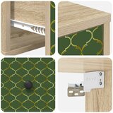  Wall-mounted noćni ormarić GELEEN Hrast sonoma 36 x 33 x 25 cm | shoptok.hr