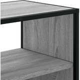 vidaXL TV omarica siva sonoma 100x31x39,5 cm inženirski les in kovina | Shoptok.si