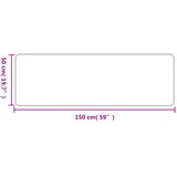  Tepih-staza s izgledom sisala boja pijeska 50 x 150 cm | shoptok.hr