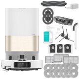 Dreame X40 Ultra robotski sesalnik s samopraznilno postajo, bel | Shoptok.si