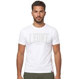 Leone 1947 Majice & Polo majice Man Short Sleeves Big Logo Bela | Shoptok.si