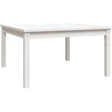  Vrtni stol bijeli 82,5 x 82,5 x 45 cm od masivne borovine | shoptok.hr