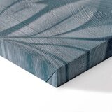  Slika - Ornaments in Worn Muted Turquoises: Delicate Plant Pattern 30x20 Premium Print | shoptok.hr