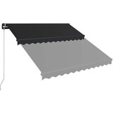Tenda na ručno uvlačenje s LED svjetlima 350 x 250 cm antracit | Eponuda.com