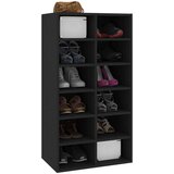 vidaXL stalak za cipele crni 54 x 34 x 100,5 cm konstruirano drvo | shoptok.hr