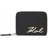 Karl Lagerfeld Velika ženska denarnica 240W3202 Črna